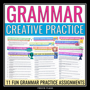 Grammar Worksheets - Editing Punctuation, Spelling, Grammar, Punctuation, & More