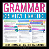 Grammar Worksheets - Editing Punctuation, Spelling, Grammar, Punctuation, & More