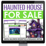 Descriptive Writing Activity Sell a Haunted House - Creative Digital Assignment