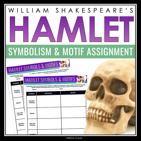 Hamlet Symbolism Assignment - Analyzing Symbols and Motifs in Shakespeare's Play
