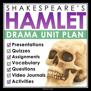 Hamlet Unit Plan - Complete Drama Reading Unit for Shakespeare's Play