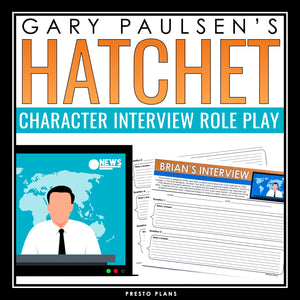 Hatchet Character Analysis Assignment - Interview with Brian Role-Play Activity