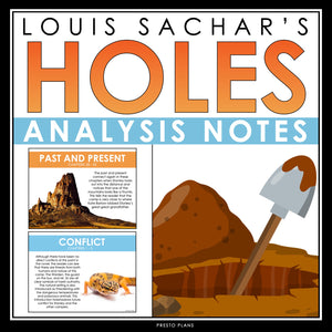 Holes Analysis Notes - Presentation Analyzing Literary Devices Louis Sachar