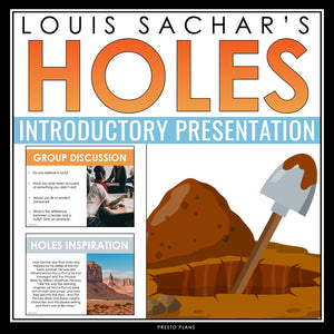 Holes Introduction Presentation - Discussion, Lois Sachar Biography, and Context