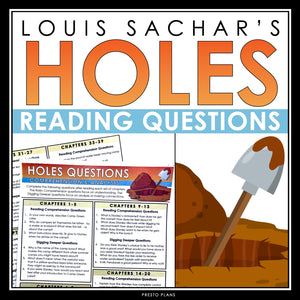 Holes Questions Comprehension & Analysis Chapter Reading Questions Louis Sachar