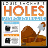 Holes Writing Prompts - Video Clips and Journal Writing - Louis Sachar