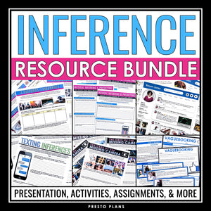 Inference Activities, Assignments, and Presentations - Activity Reading Bundle
