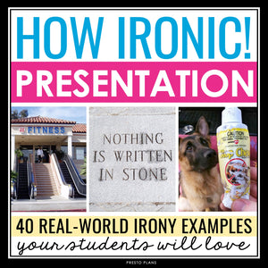 Irony - Funny Real-Life Photo Examples of Situational Irony Presentation Lesson