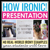 Irony - Funny Real-Life Photo Examples of Situational Irony Presentation Lesson