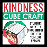 Christmas Writing Activity Kindness Cube - Creative Gift Hands On Assignment