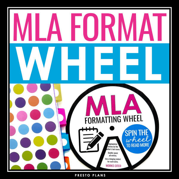MLA Formatting 9th Edition - MLA Interactive Wheel Essay Writing Reference
