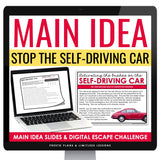 Main Idea and Supporting Details Slides & Digital Nonfiction Reading Activity