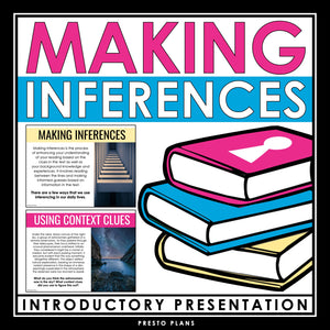 Inference Presentation - Introduction to Making Inferences in Reading Slideshow