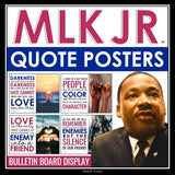 Martin Luther King Jr Day Posters - Classroom Bulletin Board MLK Quotes Display