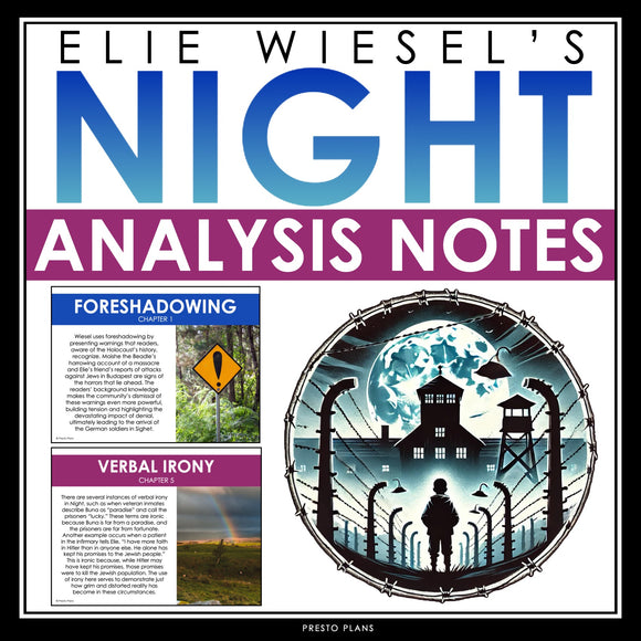 Night by Elie Wiesel Analysis Notes - Presentation Analyzing Literary Devices