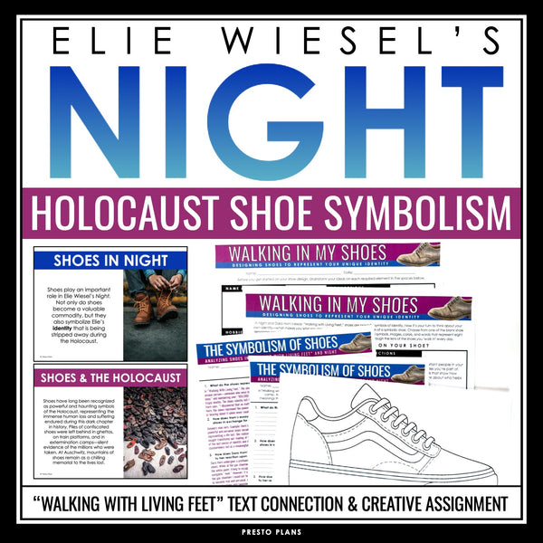 Night by Elie Wiesel - Holocaust Shoe Symbolism Essay, Assignment, & Activity