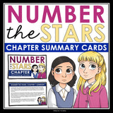 Number the Stars Chapter Summaries - Plot Summary Cards for Lois Lowry's Novel