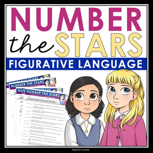 Number the Stars by Lois Lowry Figurative Language Assignments and Answer Keys