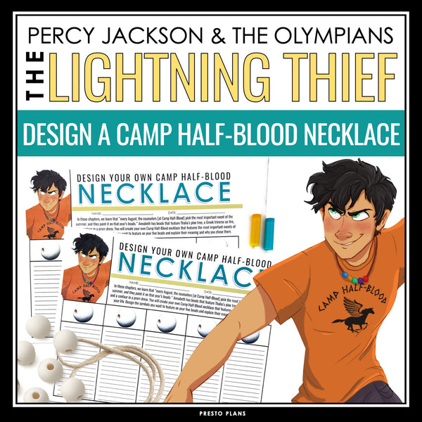 Percy Jackson and The Lightning Thief Activity - Make a Camp Half-Blood Necklace