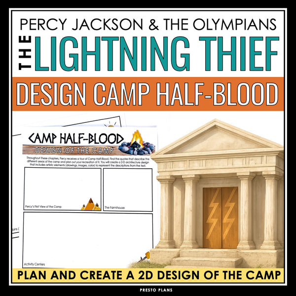 Percy Jackson and The Lightning Thief Activity - Design Camp Half-Blood Project