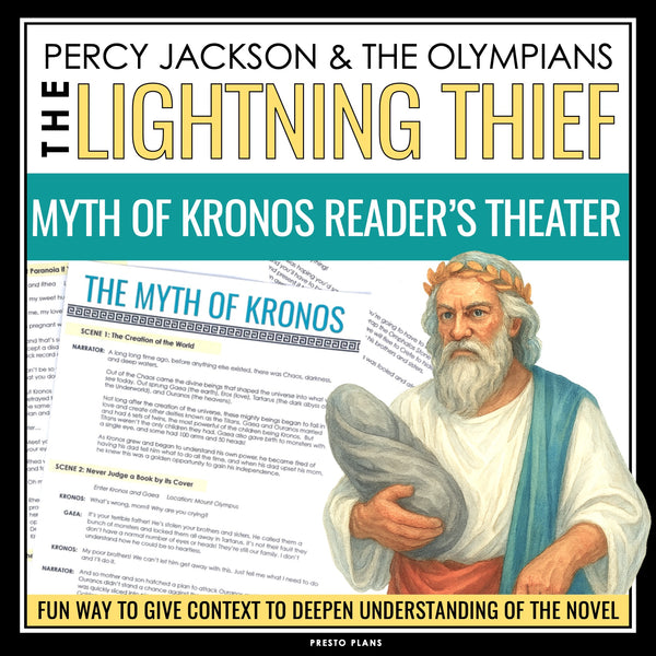 Percy Jackson and The Lightning Thief Activity - Myth of Kronos Reader's Theater