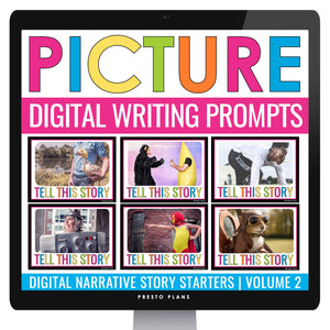 Narrative Writing Prompts - Digital Photos for Creative Writing - Volume 2