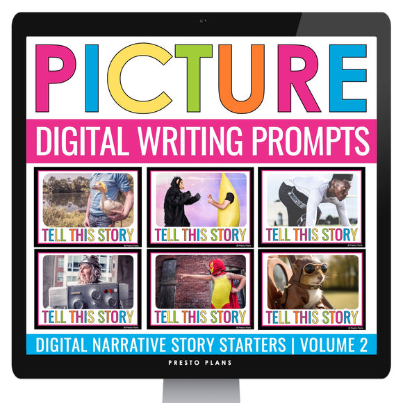 Narrative Writing Prompts - Digital Photos for Creative Writing - Volume 2