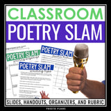 Poetry Slam Writing - Presentation, Handouts, Activities to Write a Slam Poem