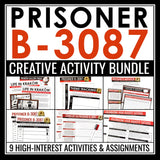 Prisoner B-3087 Activity Bundle – Creative Novel Activities and Assignments