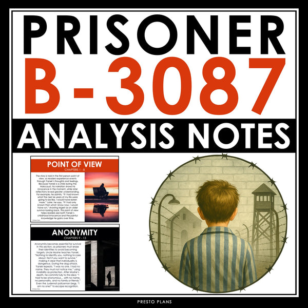 Prisoner B-3087 Analysis Notes – Presentation Analyzing Literary Devices