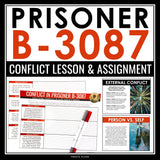 Prisoner B-3087 Alan Gratz - Analyzing Conflict Types Presentation & Activity