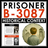 Prisoner B-3087 by Alan Gratz Historical Context Notes for the Novel by Chapter