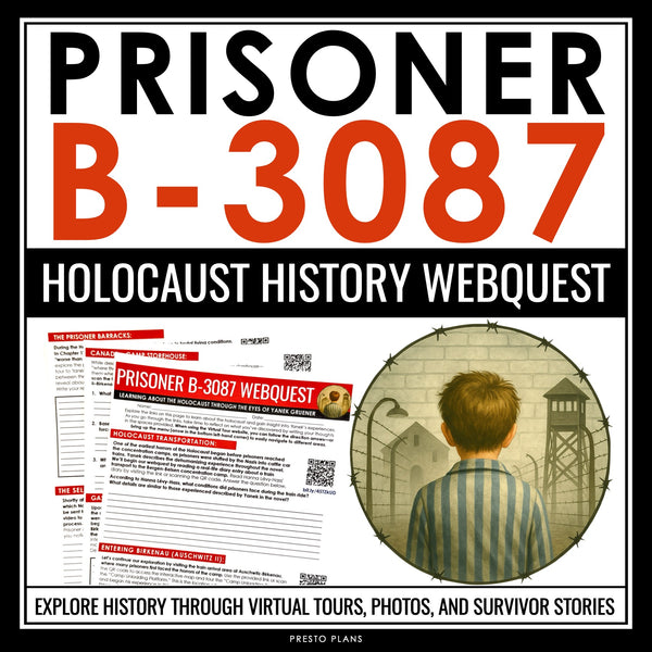Prisoner B-3087 by Alan Gratz - Holocaust WebQuest Historical Context Assignment