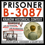 Prisoner B-3087 - Kraków Historical Context Gallery Walk Creative Assignment