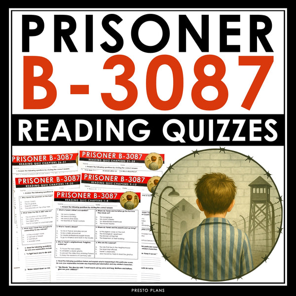 Prisoner B-3087 Quizzes - Multiple Choice and Quote Quizzes - Answer Key