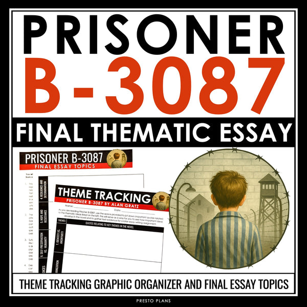 Prisoner B-3087 by Alan Gratz - Final Essay Topics & Themes Graphic Organizers