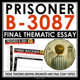 Prisoner B-3087 by Alan Gratz - Final Essay Topics & Themes Graphic Organizers