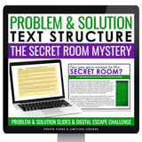 Problem and Solution Text Structure Slides & Digital Reading Activity Challenge