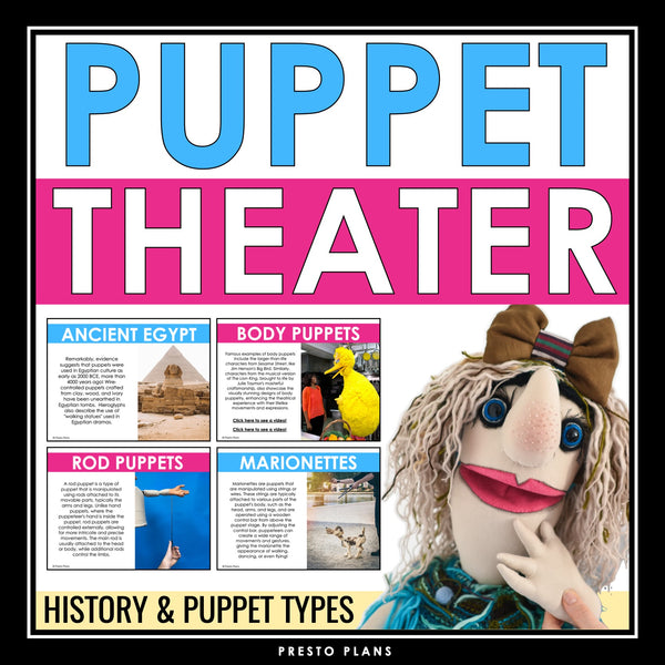 Puppet Theater Drama Presentation and Activity - History of Puppetry