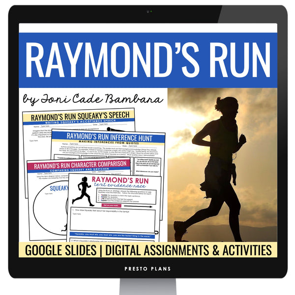 Raymond's Run by Toni Cade Bambara - Digital Short Story Slides Assignments