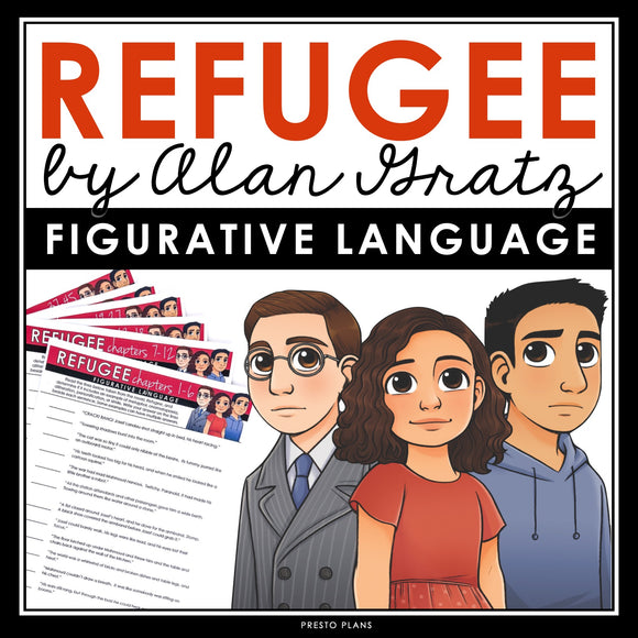 Refugee by Alan Gratz Figurative Language Assignments and Answer Keys