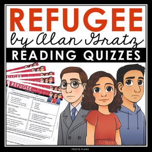 Refugee by Alan Gratz Quizzes - Multiple Choice and Quote Quizzes - Answer Key