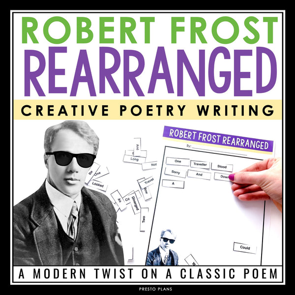 The Road Not Taken Activity - Robert Frost Creative Poetry Writing Assignment
