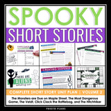 Halloween Short Story Unit Plan - Scary Stories - Lessons & Assignments Volume 2