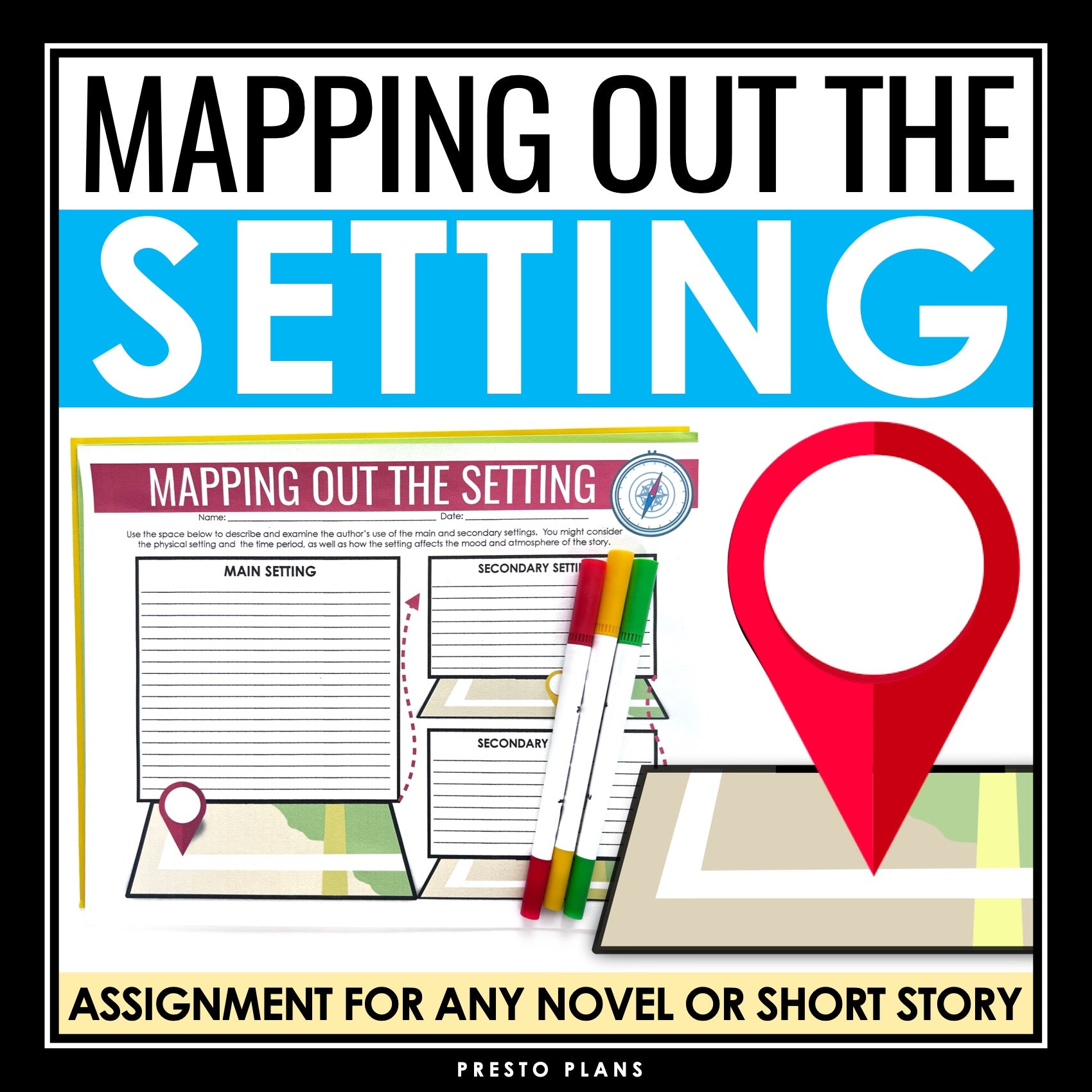 Setting Assignment for Any Novel or Short Story - Story Elements