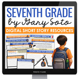 Seventh Grade by Gary Soto Digital Short Story Lesson, Slides, & Assignments