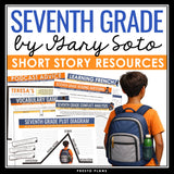 Seventh Grade by Gary Soto Short Story Presentation, Assignments, and Activities