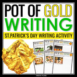 St. Patrick’s Day Writing Activity – Pot of Gold Collaborative Writing Activity