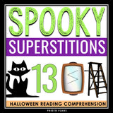Halloween Reading Comprehension - Superstitions Nonfiction Articles & Questions