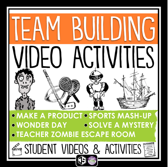 Team Building Classroom Activities - Back to School Videos & Assignments Bundle